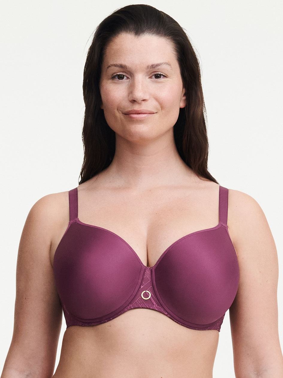 Purple Women Chantelle Graphic Support Full Coverage Custom Fit T-Shirt Bra | DSR8494GE