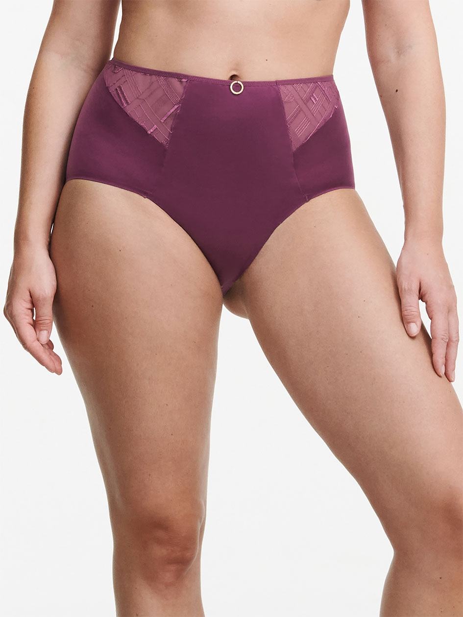 Purple Women Chantelle Graphic Support Smoothing Full Briefs | BMJ4098HN