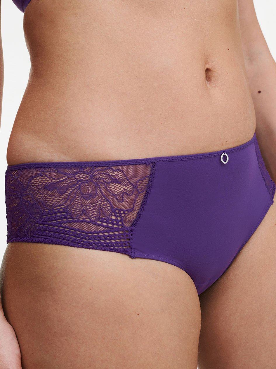 Purple Women Chantelle Naya Lace Hipster Panty | WSI4131VM