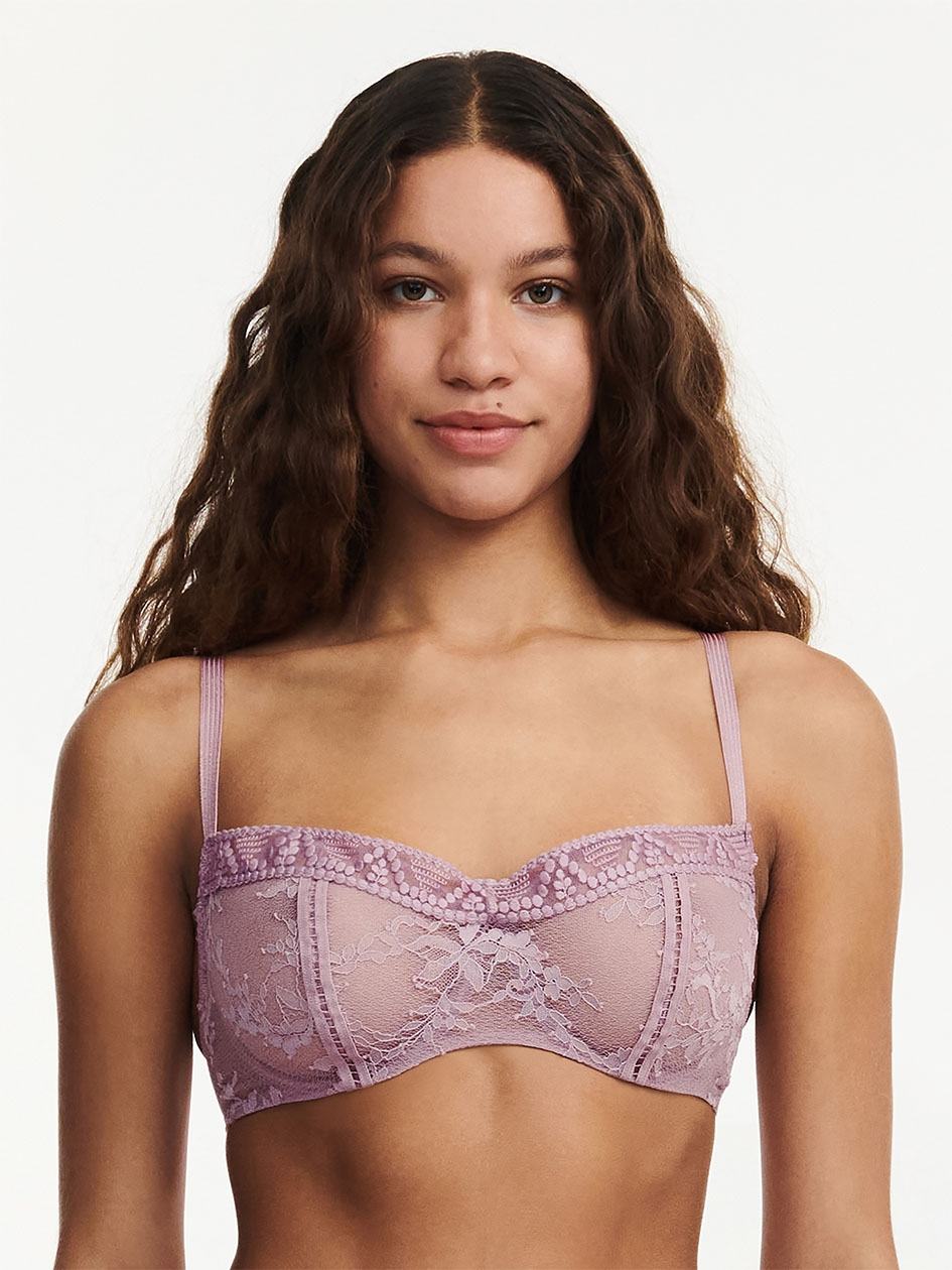 Purple Women Chantelle Olivia Demi Bras | WBA946TZ