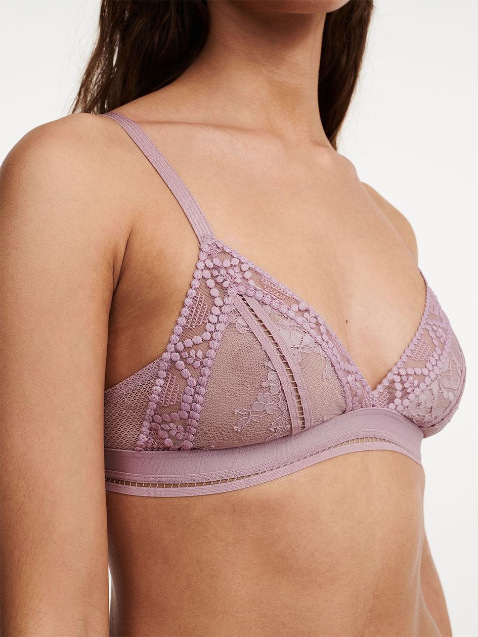 Purple Women Chantelle Olivia Wireless Bras | JAL3012IF