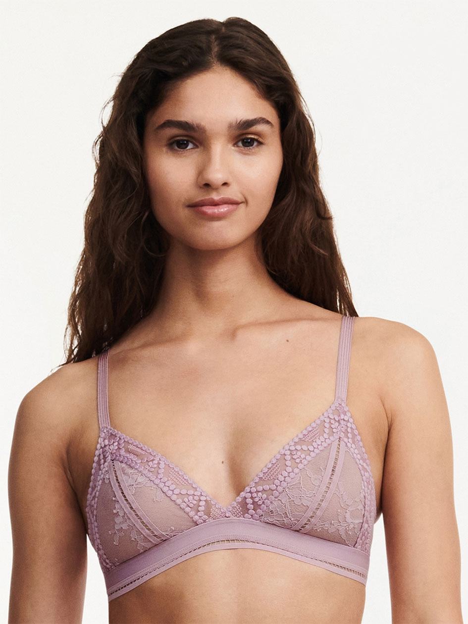 Purple Women Chantelle Olivia Wireless Bras | JAL3012IF