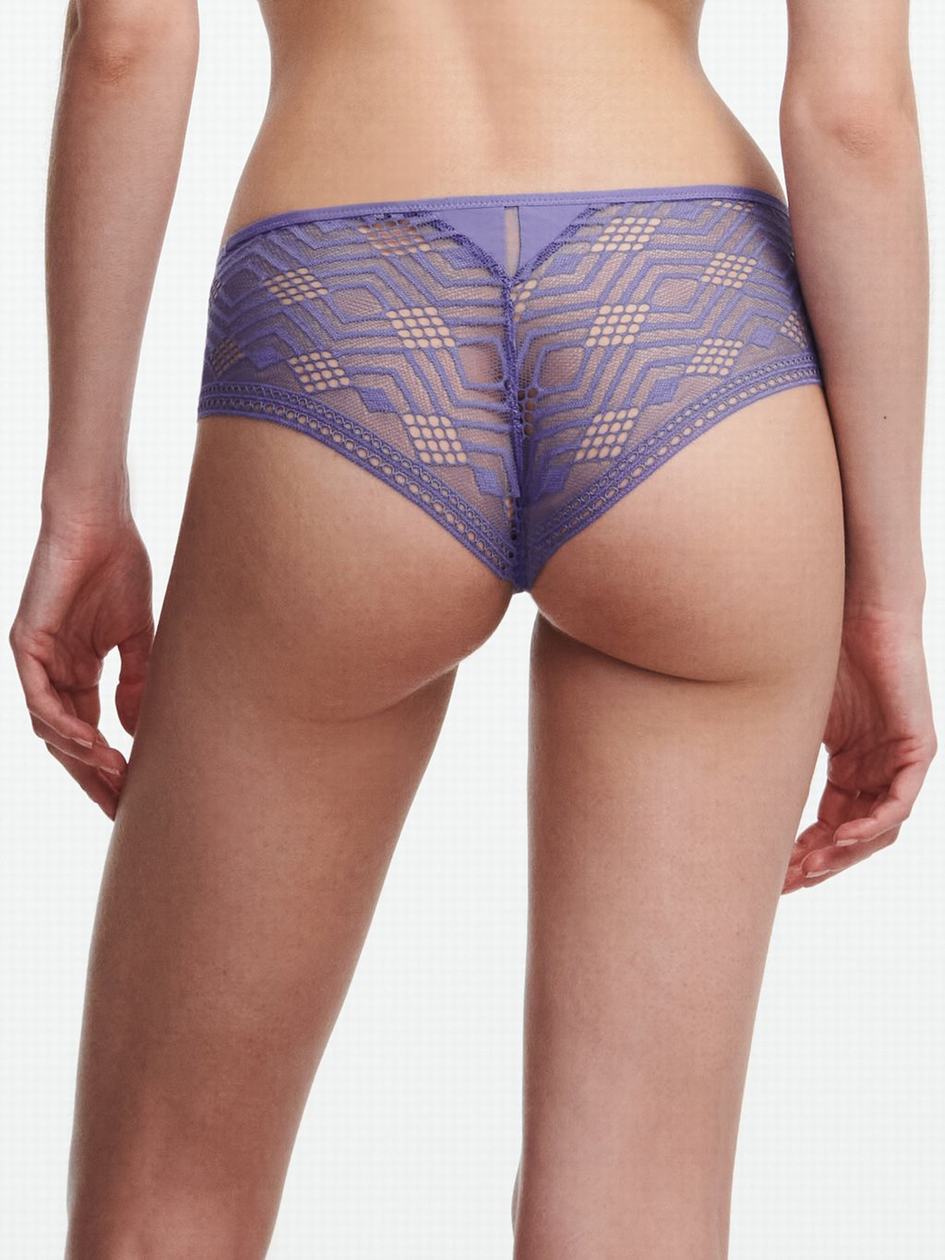 Purple Women Chantelle Ondine Hipster Panty | CMQ6645EP