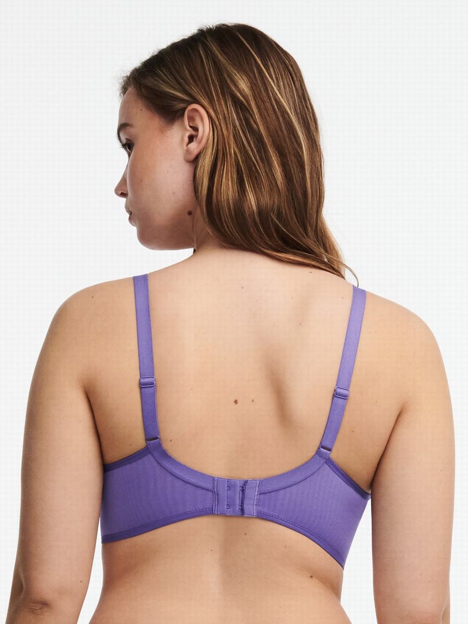 Purple Women Chantelle Ondine Plunge T-Shirt Bra | SNH6681FX