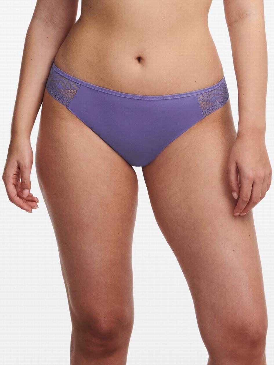 Purple Women Chantelle Ondine Thong Panty | QIL8575CQ