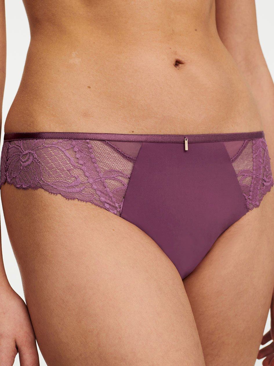 Purple Women Chantelle Orangerie Dream Thong Panty | KQM1141YF