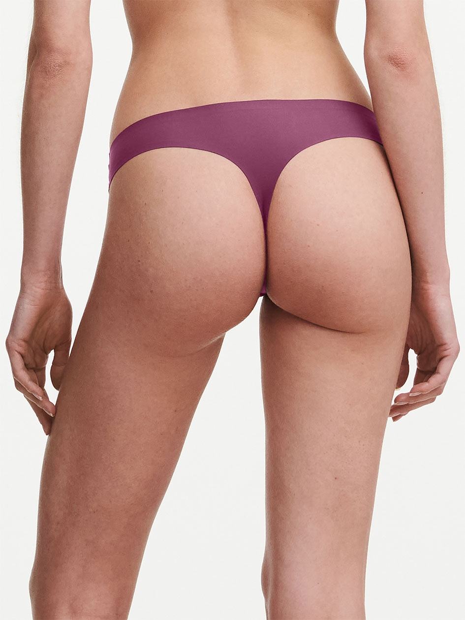 Purple Women Chantelle SoftStretch Thong Panty | YPT5135MN