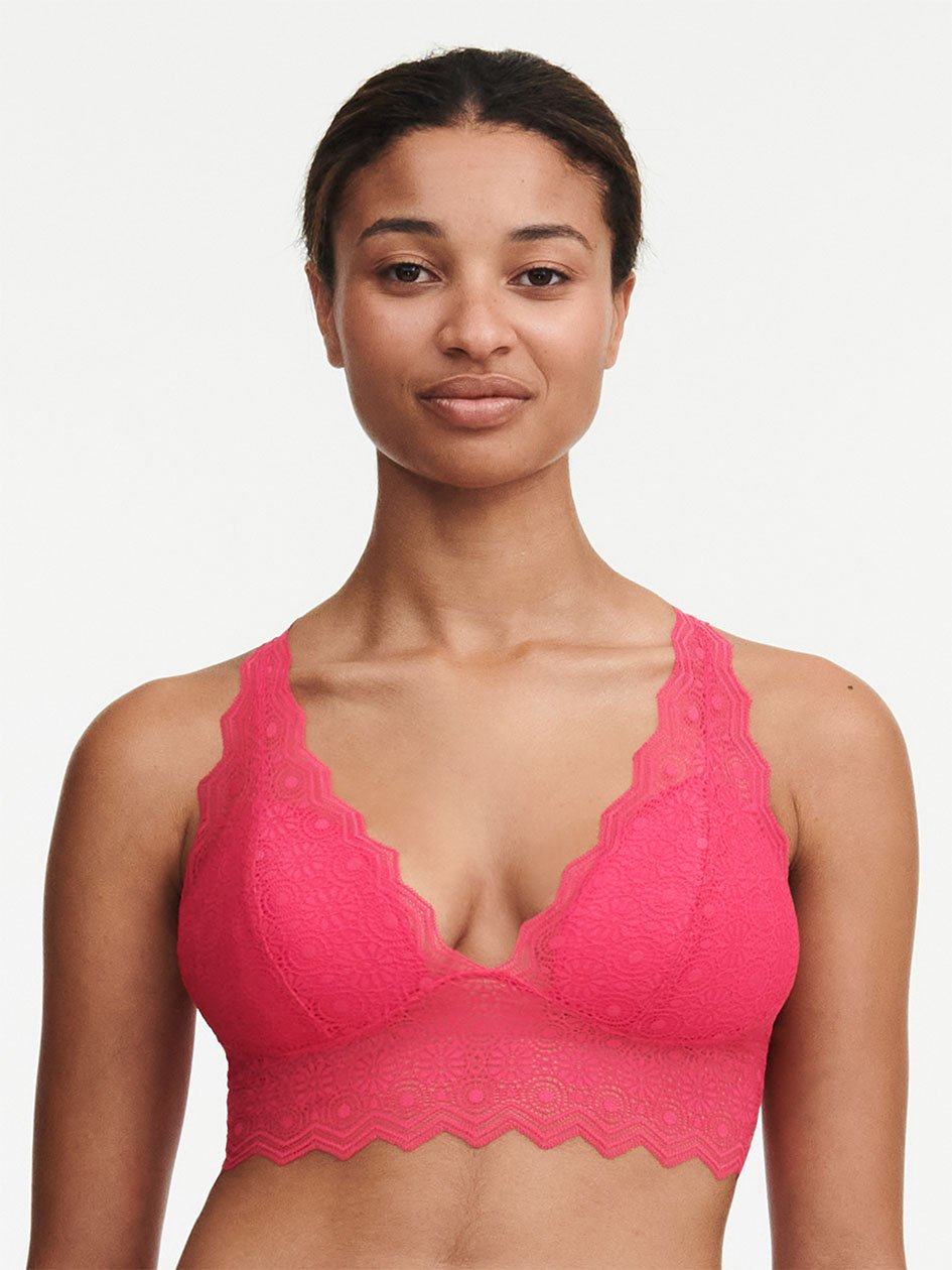 Red Women Chantelle Georgia Bralettes | ZHQ1381MP