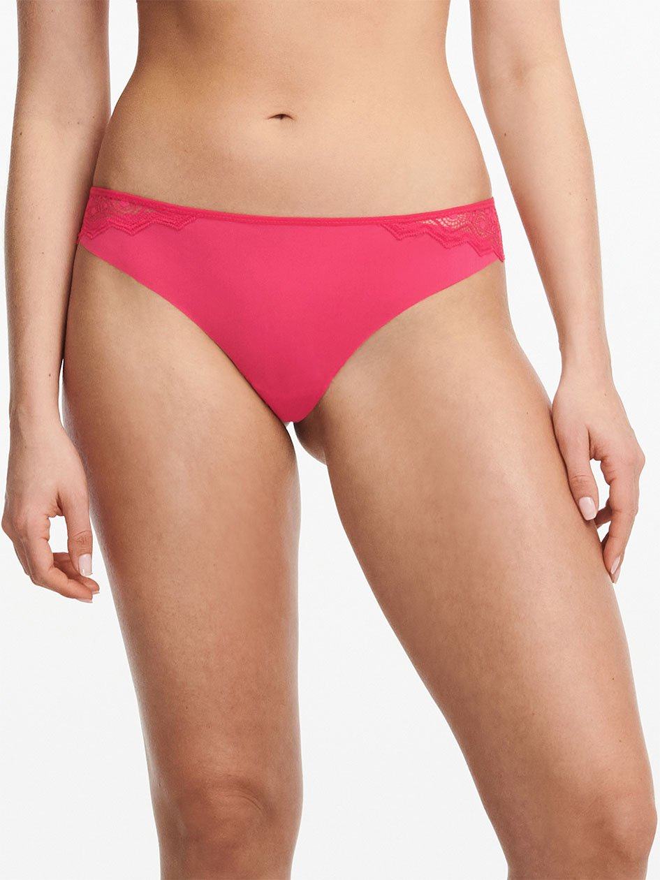 Red Women Chantelle Georgia Thong Panty | ZYH9990AR