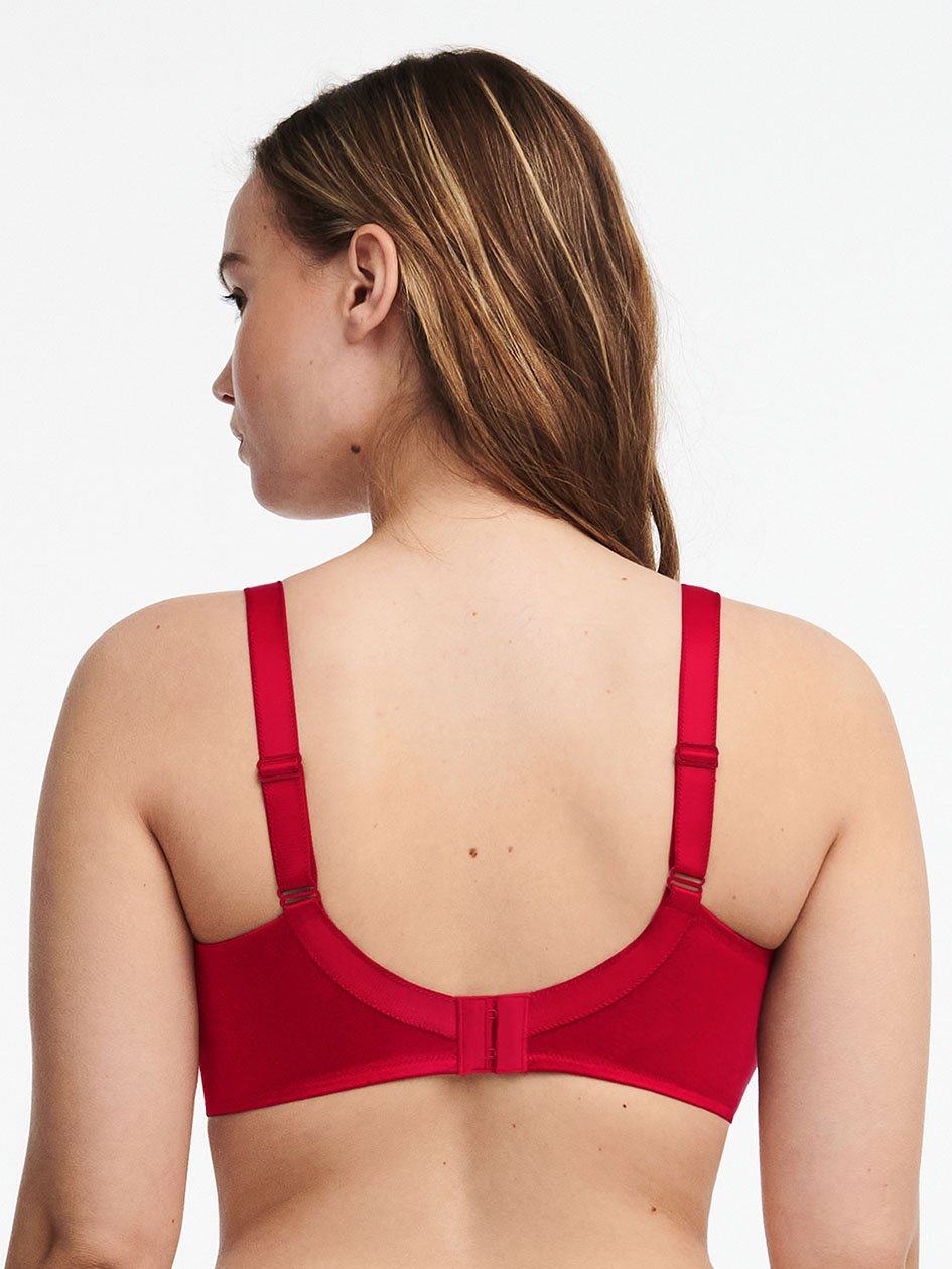 Red Women Chantelle Hedona Seamless Minimizer Unlined Bra | IOS6244FL