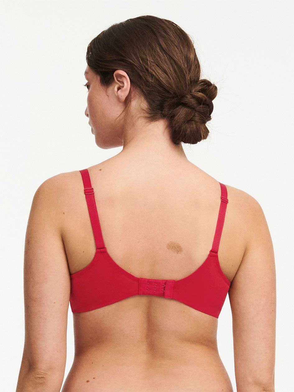 Red Women Chantelle Midnight Flowers Plunge Bras | OWG5662KY