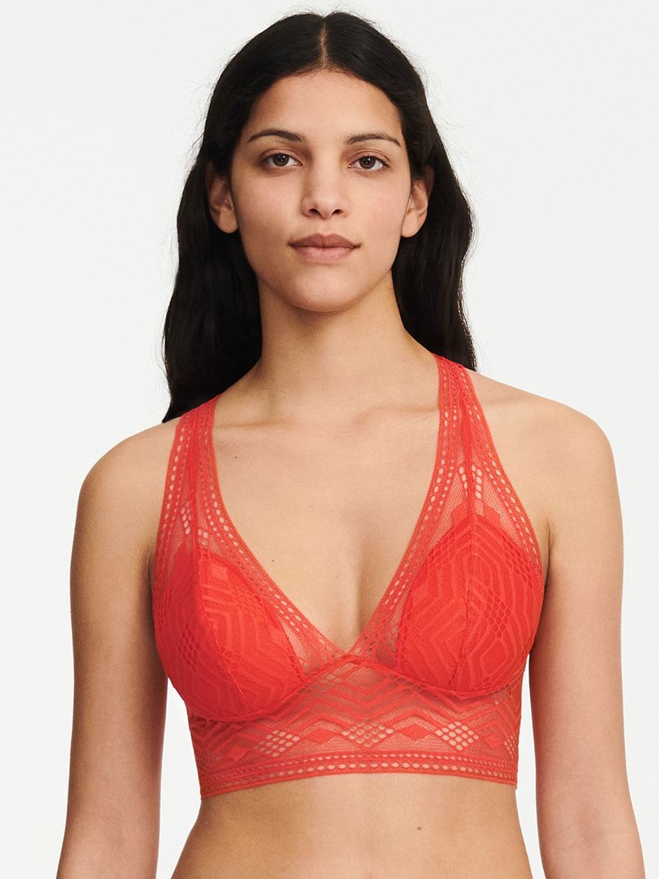 Red Women Chantelle Ondine Wireless Bras | RZD3972YM