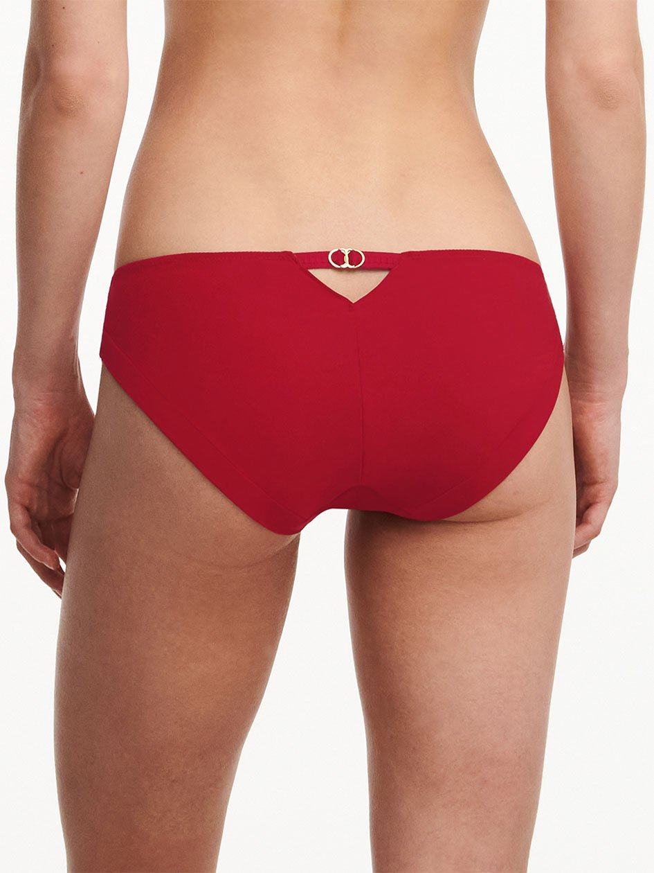 Red Women Chantelle Orchids Briefs | YWN6345RU