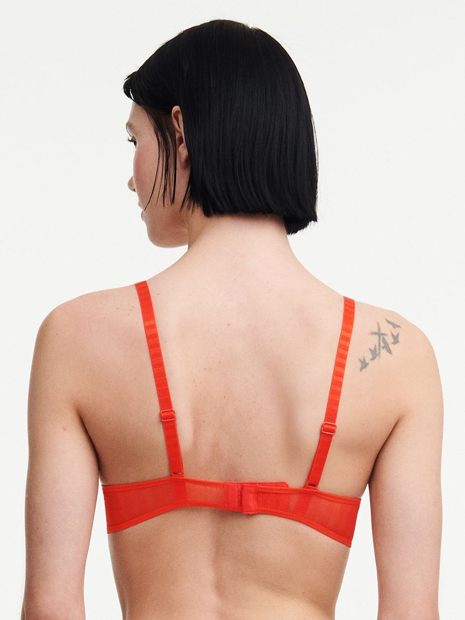 Red Women Chantelle Rebecca Push-up Bra | MMW3770YM