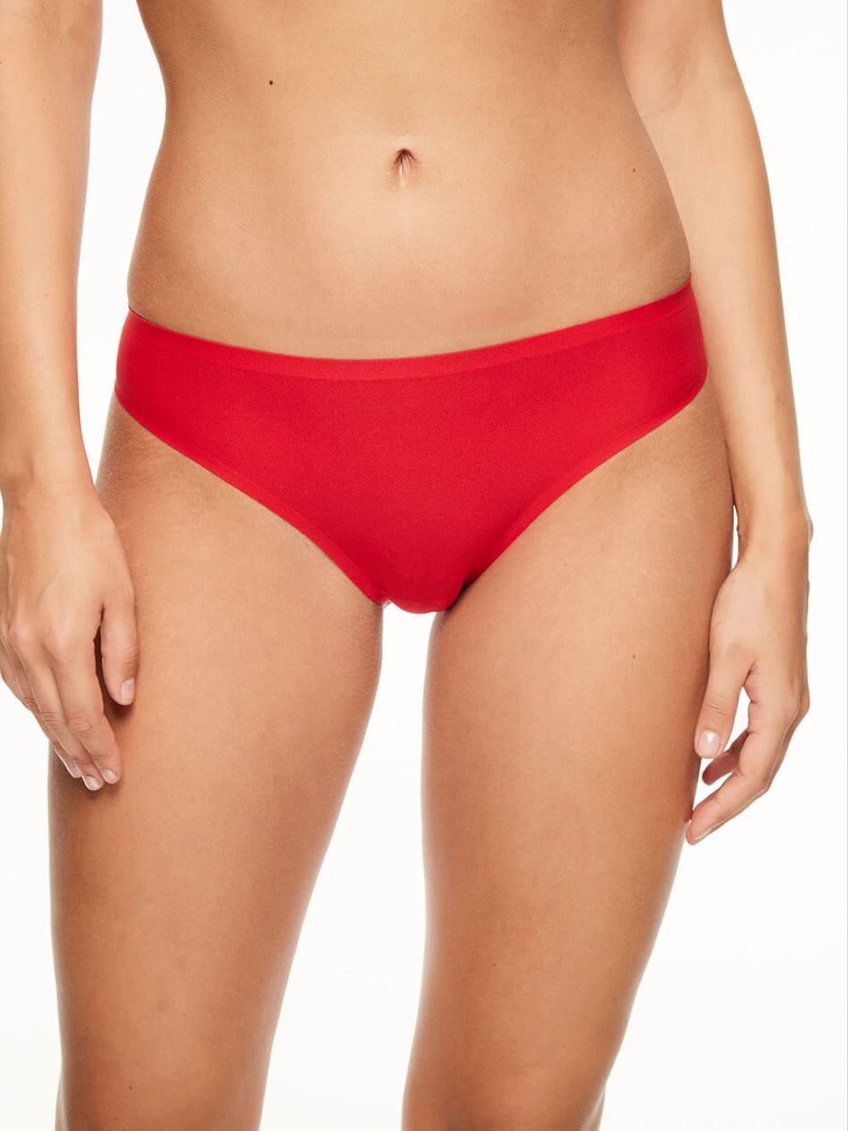 Red Women Chantelle SoftStretch Thong Panty | HBW416JB