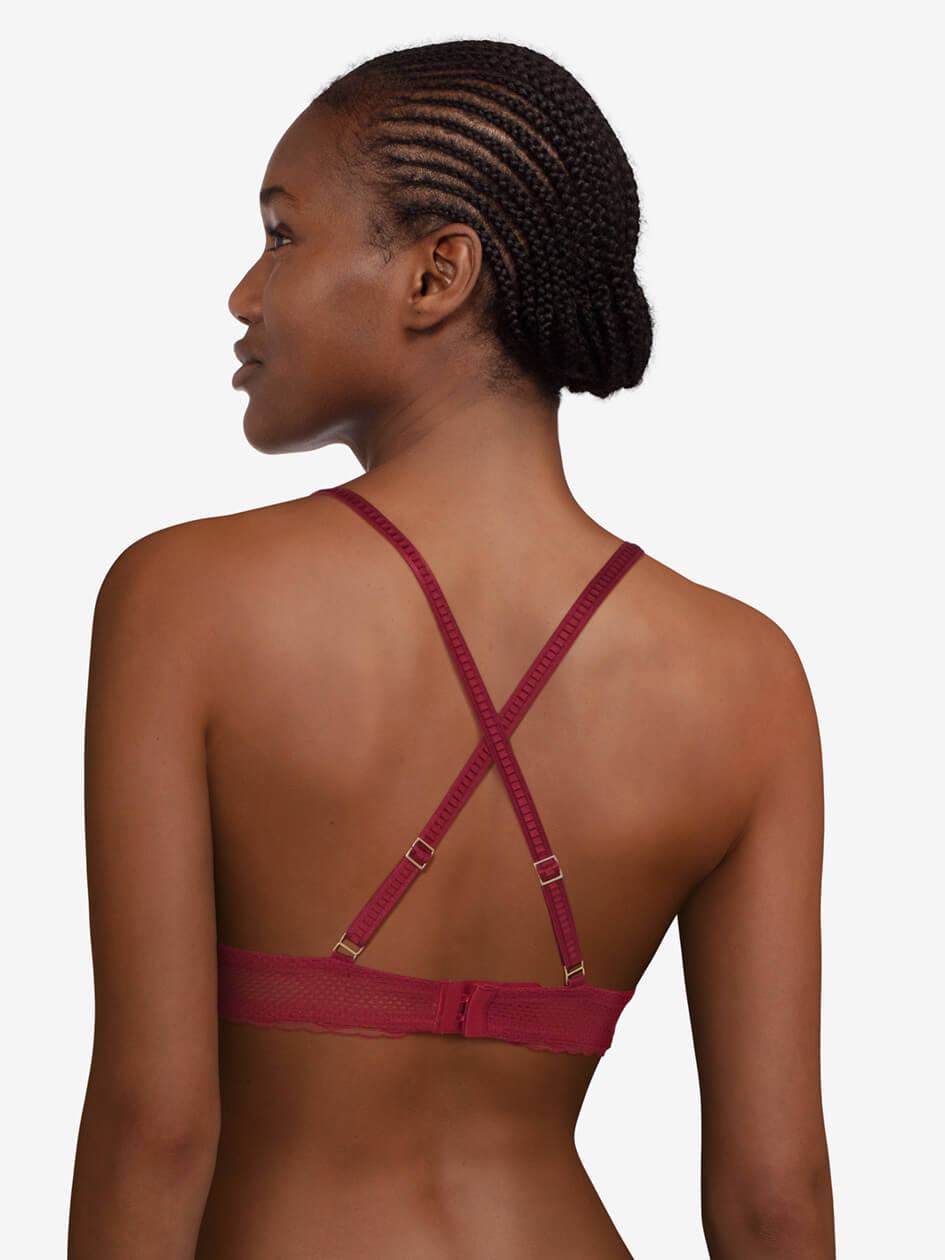 Red Women Chantelle Tailor Wireless Triangle Bras | ULD8184VF