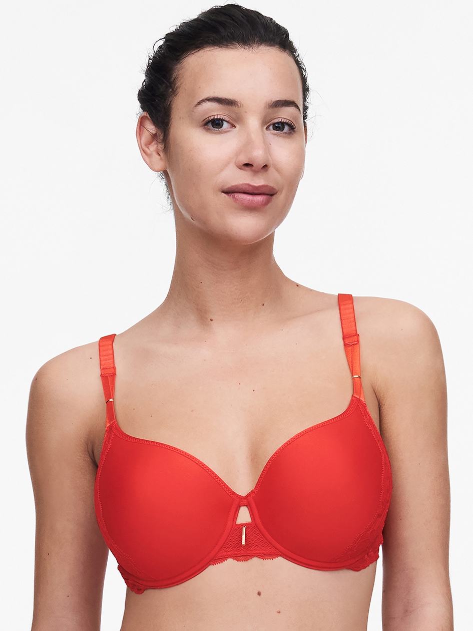 Red Women Chantelle Waltz Memory Foam Bras | TYR8749GJ