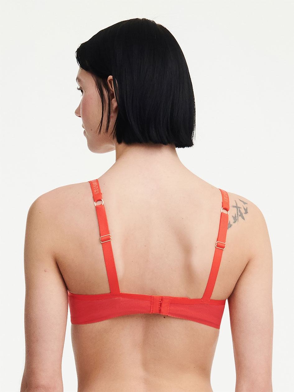 Red Women Chantelle Xpose Demi Bras | XDH1394AO