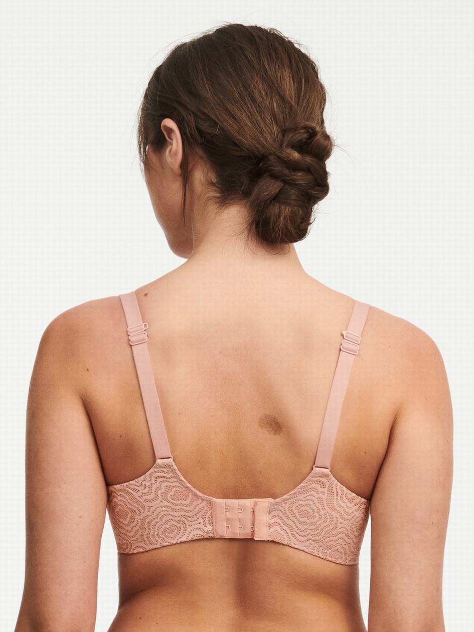 Rose Pink Women Chantelle C Jolie Comfort Convertible T-Shirt Bra | HIV8929IW