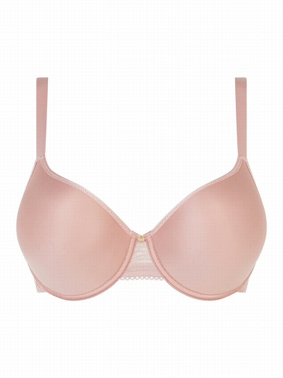 Rose Pink Women Chantelle C Jolie Comfort Convertible T-Shirt Bra | HIV8929IW