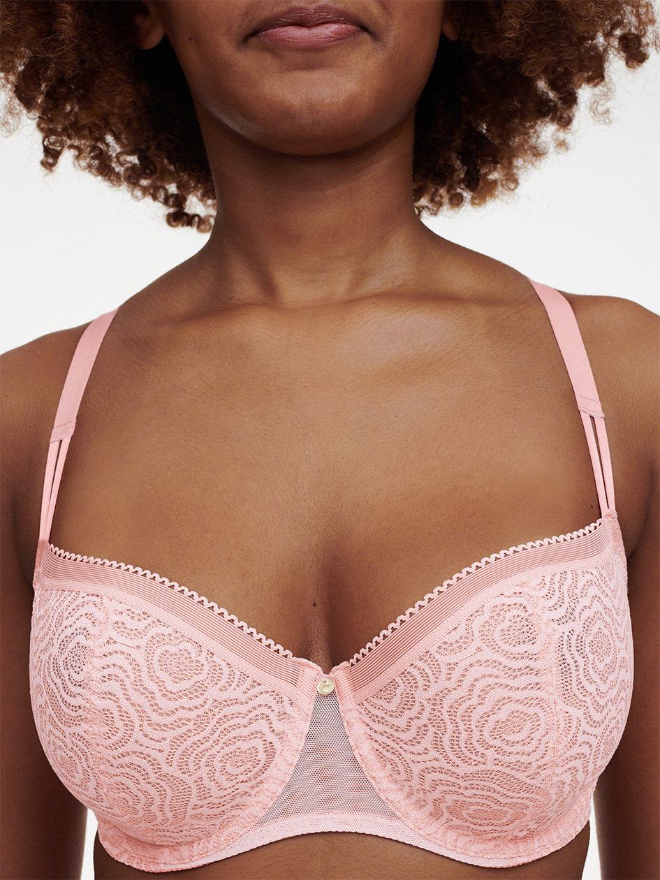 Rose Pink Women Chantelle C Jolie Demi Bras | YUW9960RN