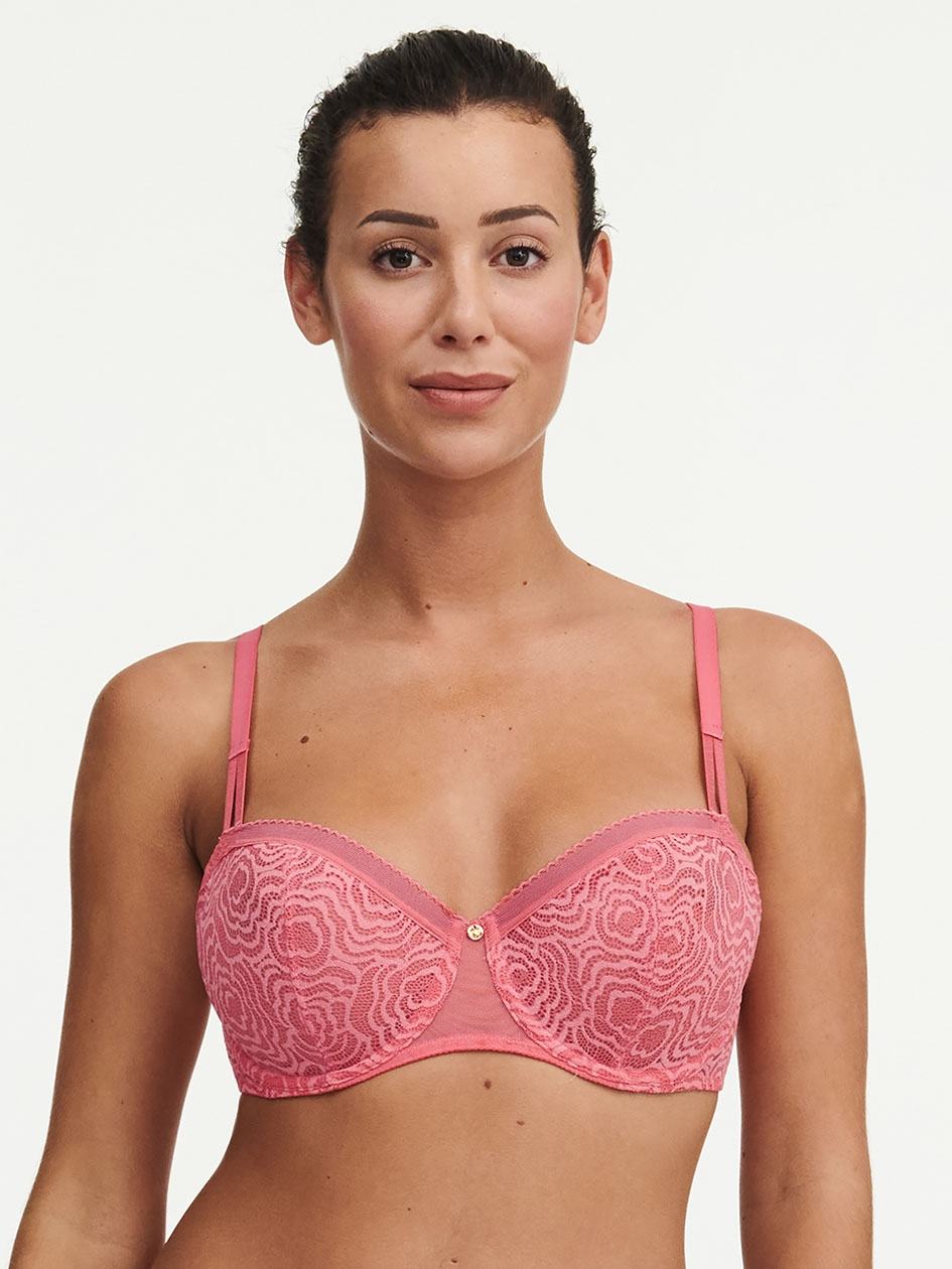 Rose Pink Women Chantelle C Jolie Demi Bras | ZNJ985HB