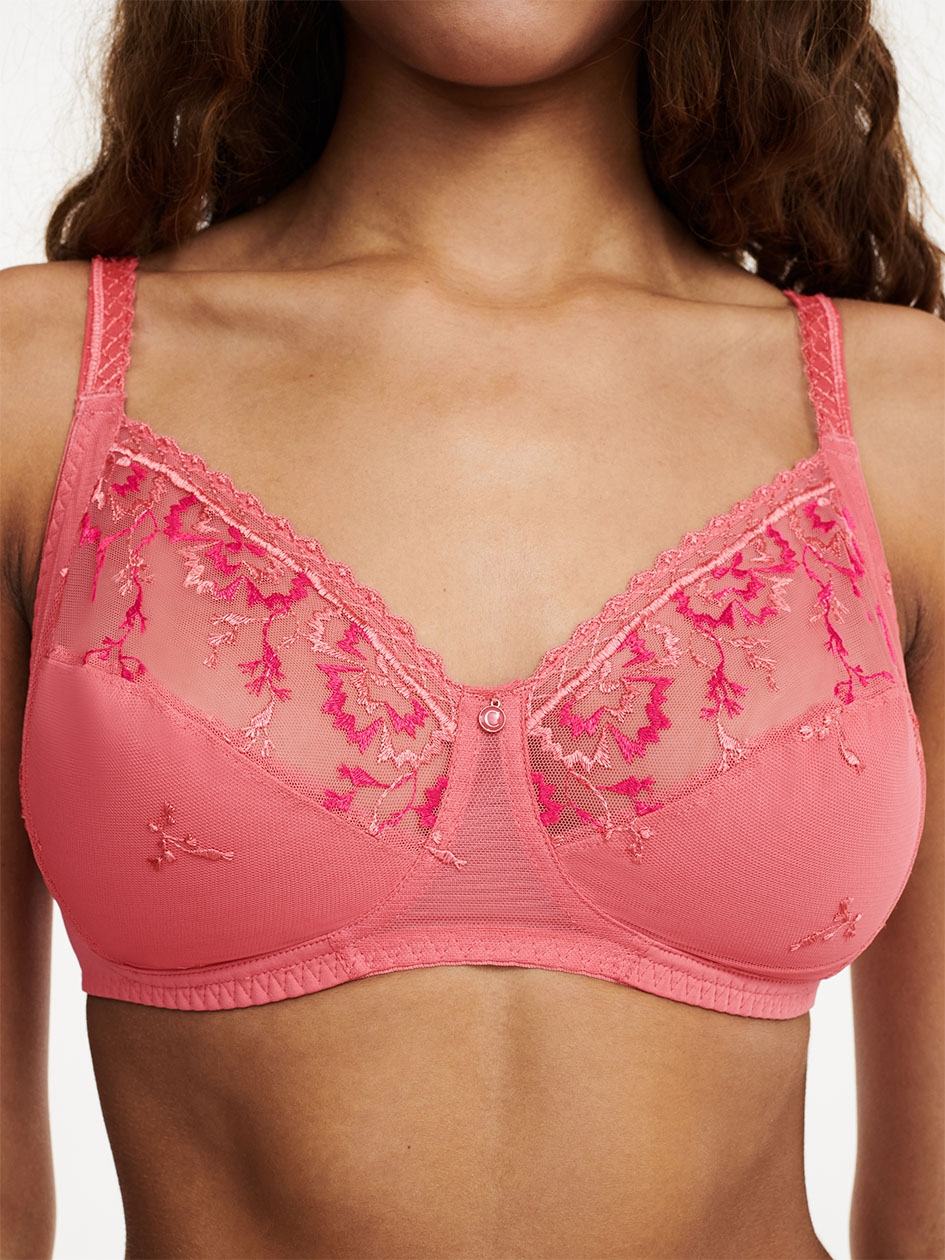 Rose Pink Women Chantelle Every Curve Full Coverage Wireless Bras | YQY138TS