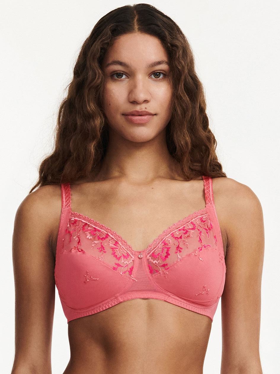 Rose Pink Women Chantelle Every Curve Full Coverage Wireless Bras | YQY138TS