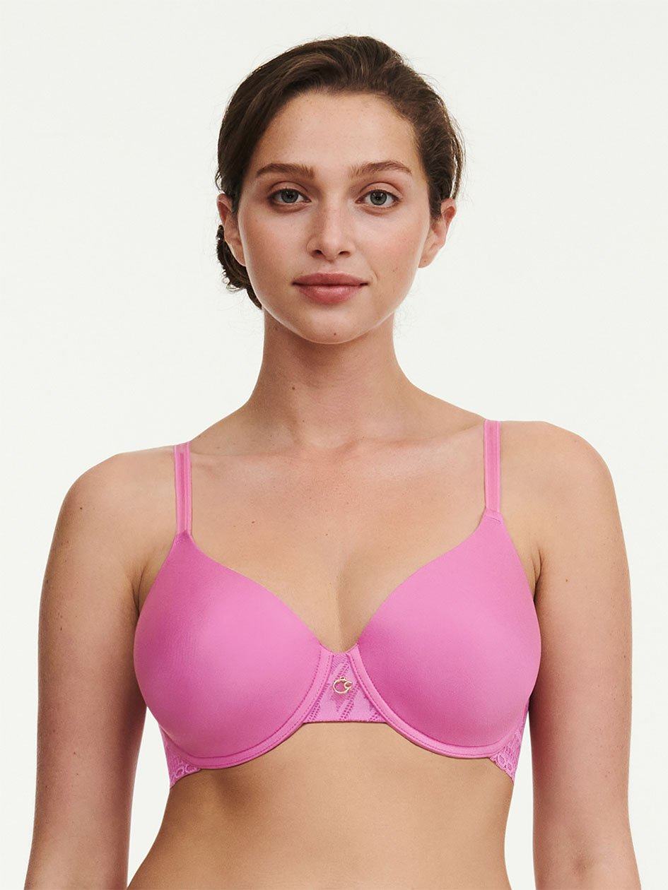 Rose Pink Women Chantelle Impression EcoLight Flex T-Shirt Bra | YLR1292AH