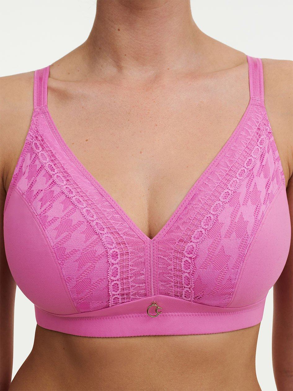 Rose Pink Women Chantelle Impression Full Support Wireless Bras | PFR9458BI