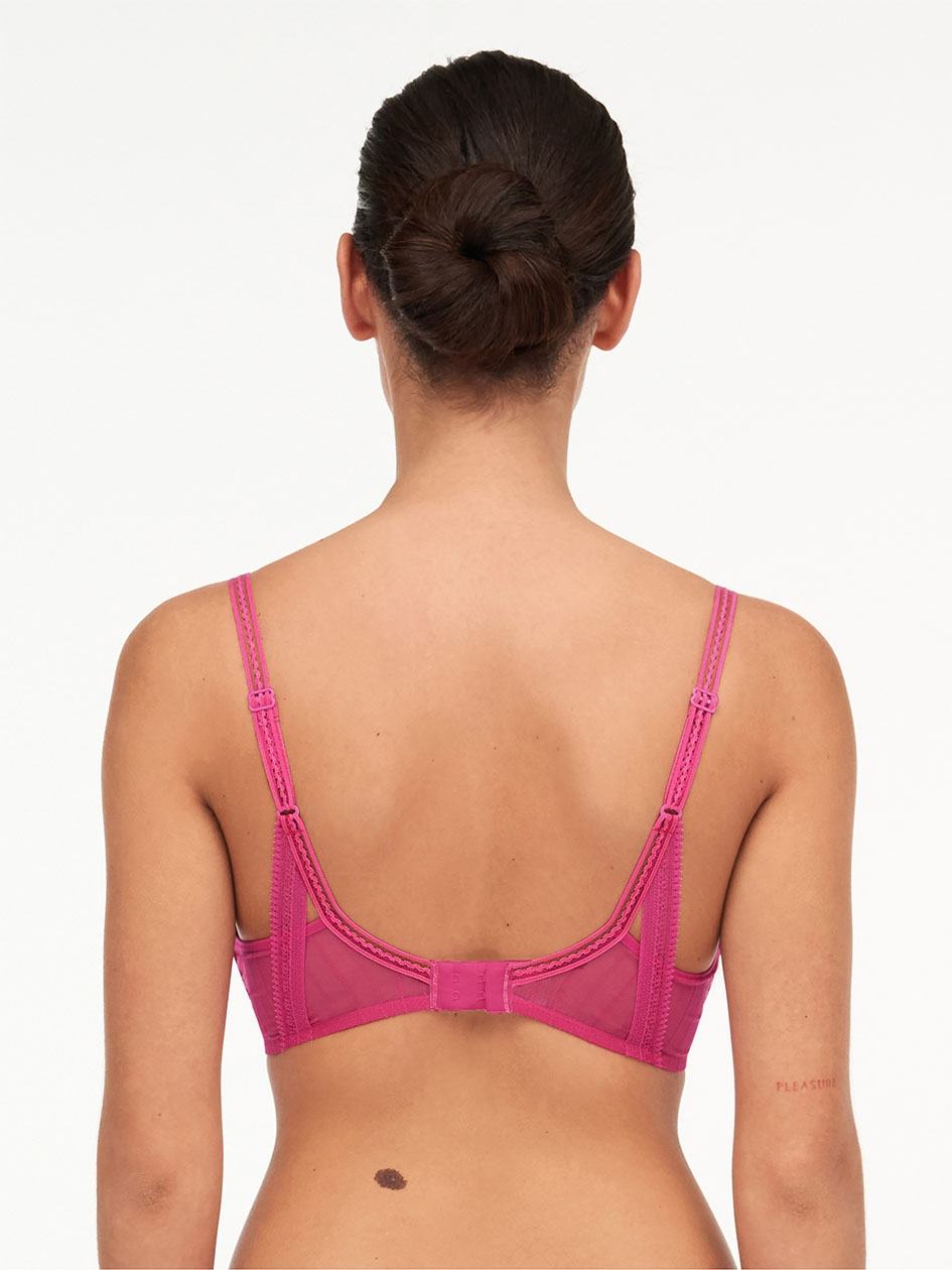 Rose Red Women Chantelle Maddie Plunge T-Shirt Bra | JNF2934DI