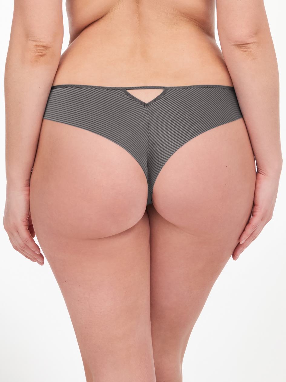 Silver Women Chantelle Nais Thong Panty | OTD6578BU