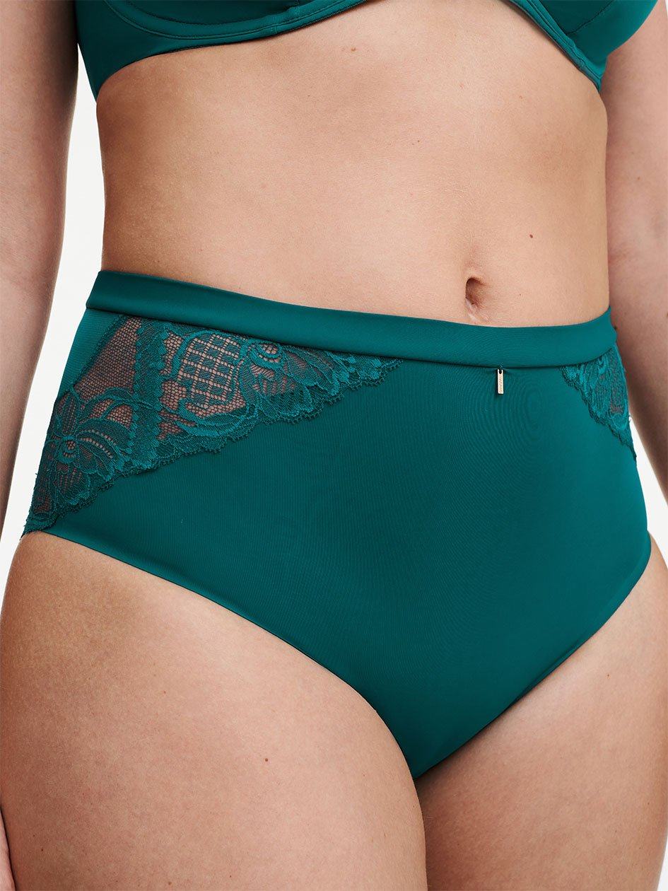 Turquoise Women Chantelle Orangerie Dream High Waist Briefs | UOT187FL