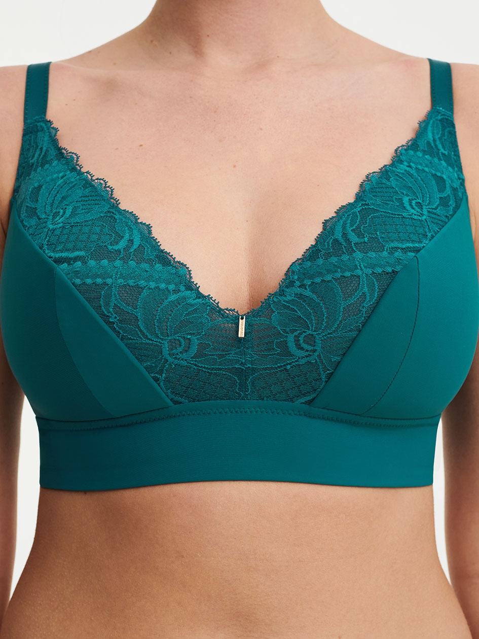 Turquoise Women Chantelle Orangerie Dream Wireless Bras | IDP873KL