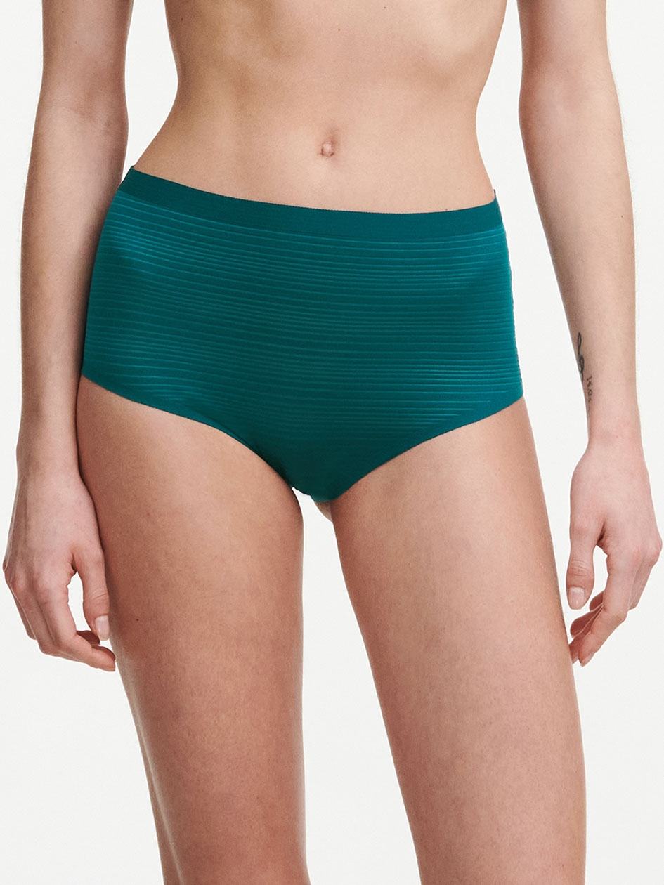 Turquoise Women Chantelle SoftStretch Stripes Briefs | TKS7843GL