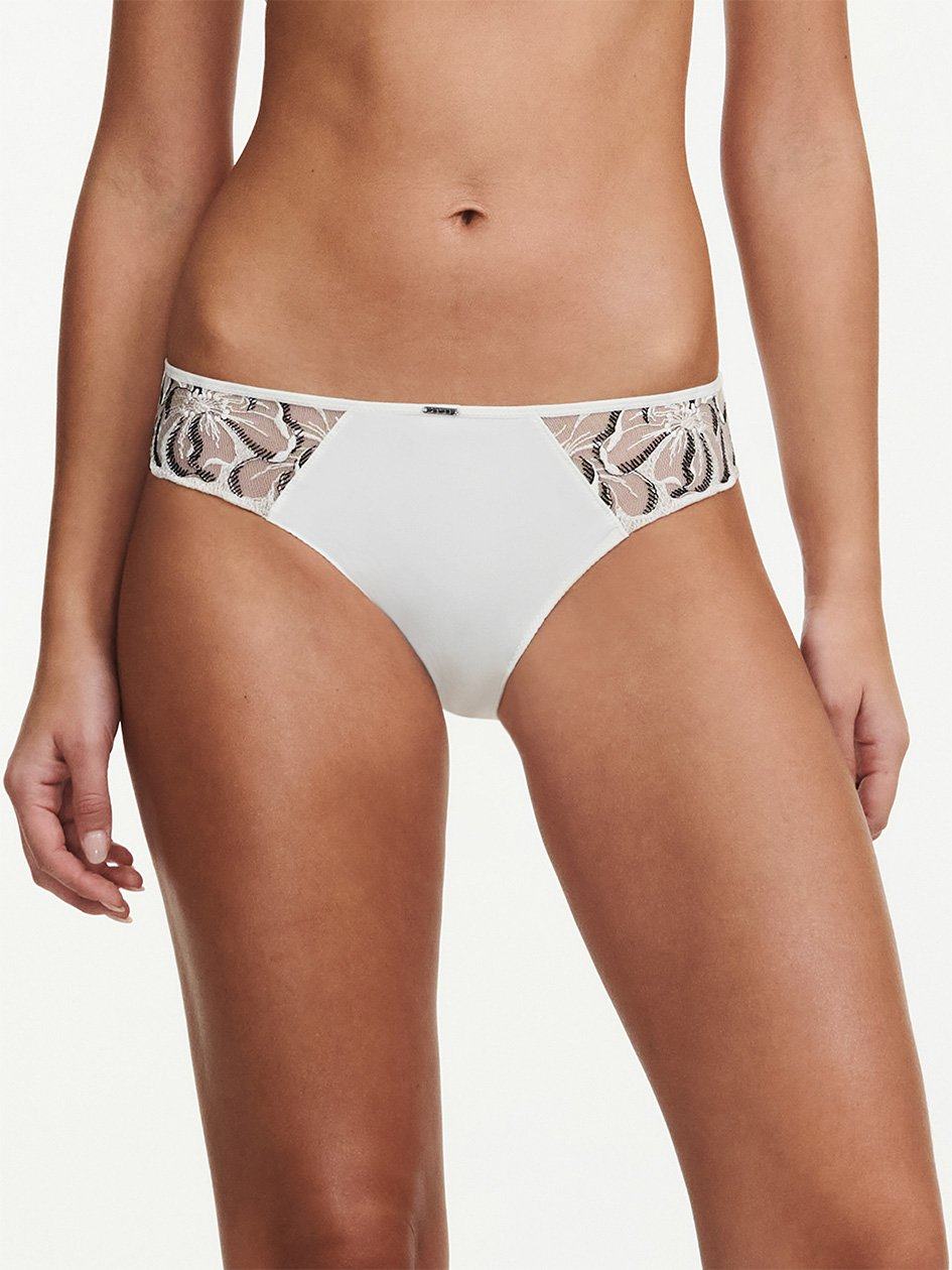 White Chocolate Women Chantelle Fleurs Bikini Bottoms | XYY413PJ