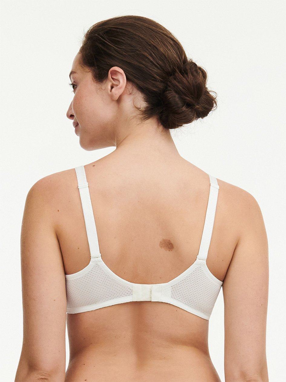 White Chocolate Women Chantelle Fleurs Demi Bras | SZU3532RY