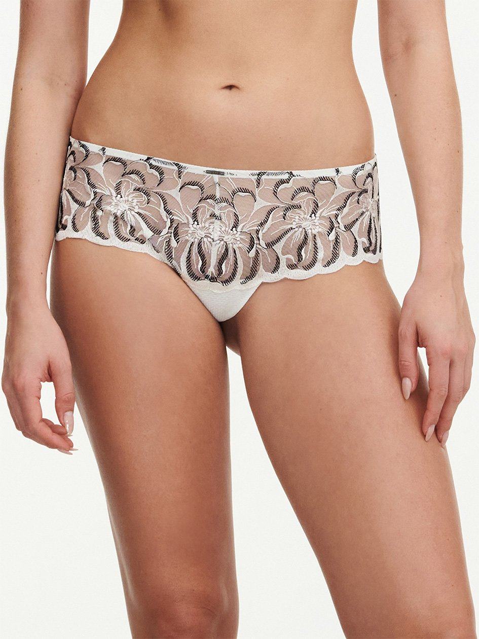 White Chocolate Women Chantelle Fleurs Hipster Panty | TCY6028FD