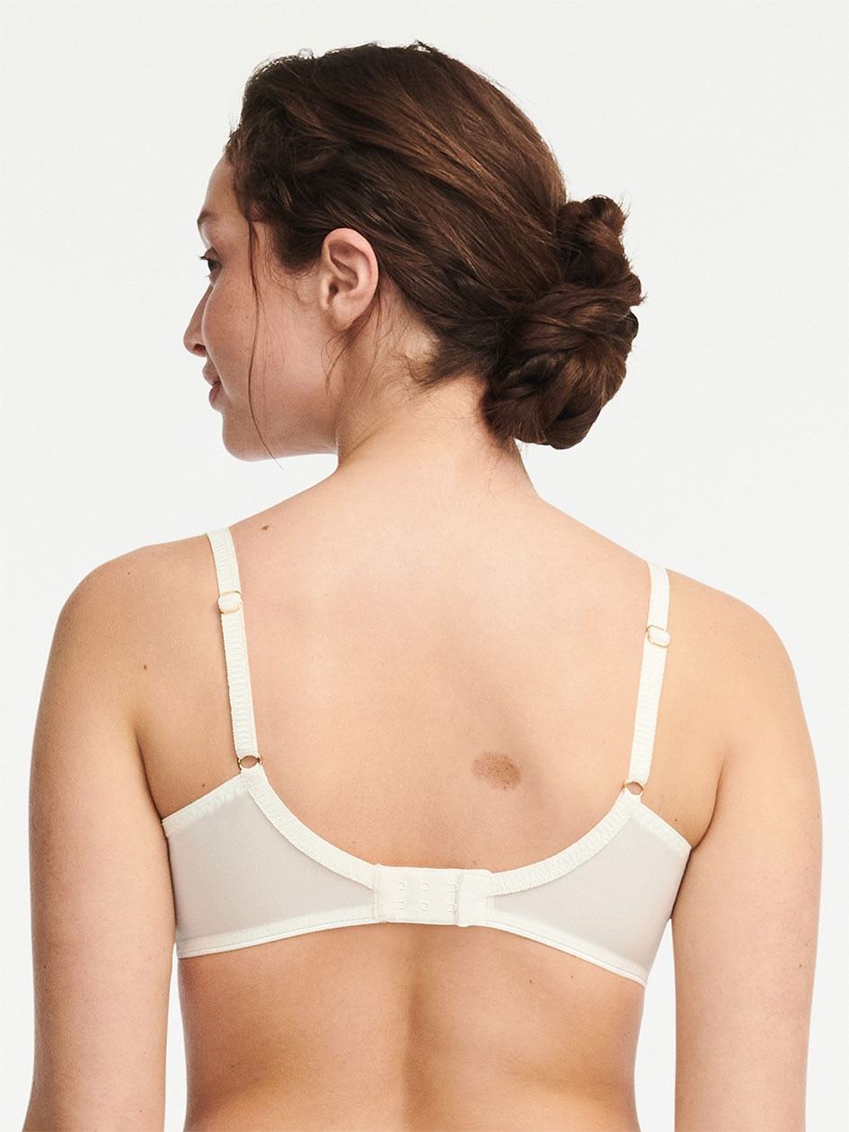 White Women Chantelle Champs Elysees Full Coverage Unlined Bra | UWO9431TK