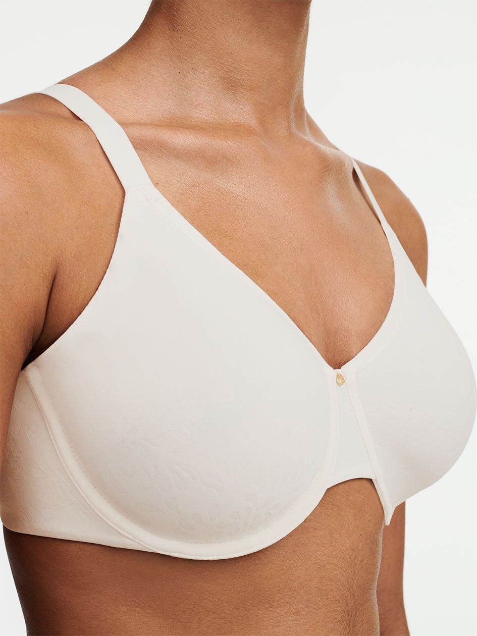 White Women Chantelle Comfort Chic Back Shaping Minimizer Bras | CFI5643IE