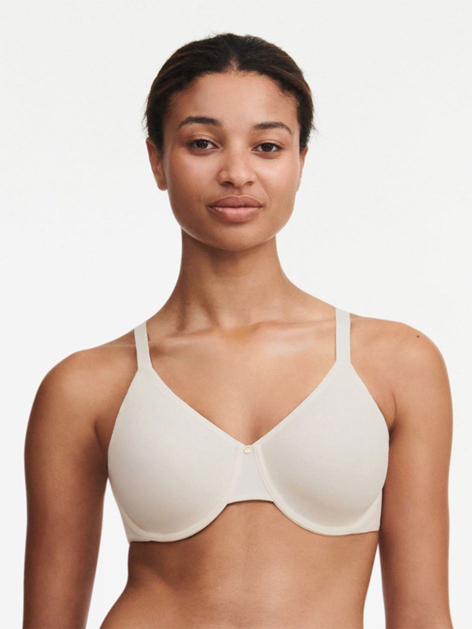 White Women Chantelle Comfort Chic Back Shaping Minimizer Bras | CFI5643IE