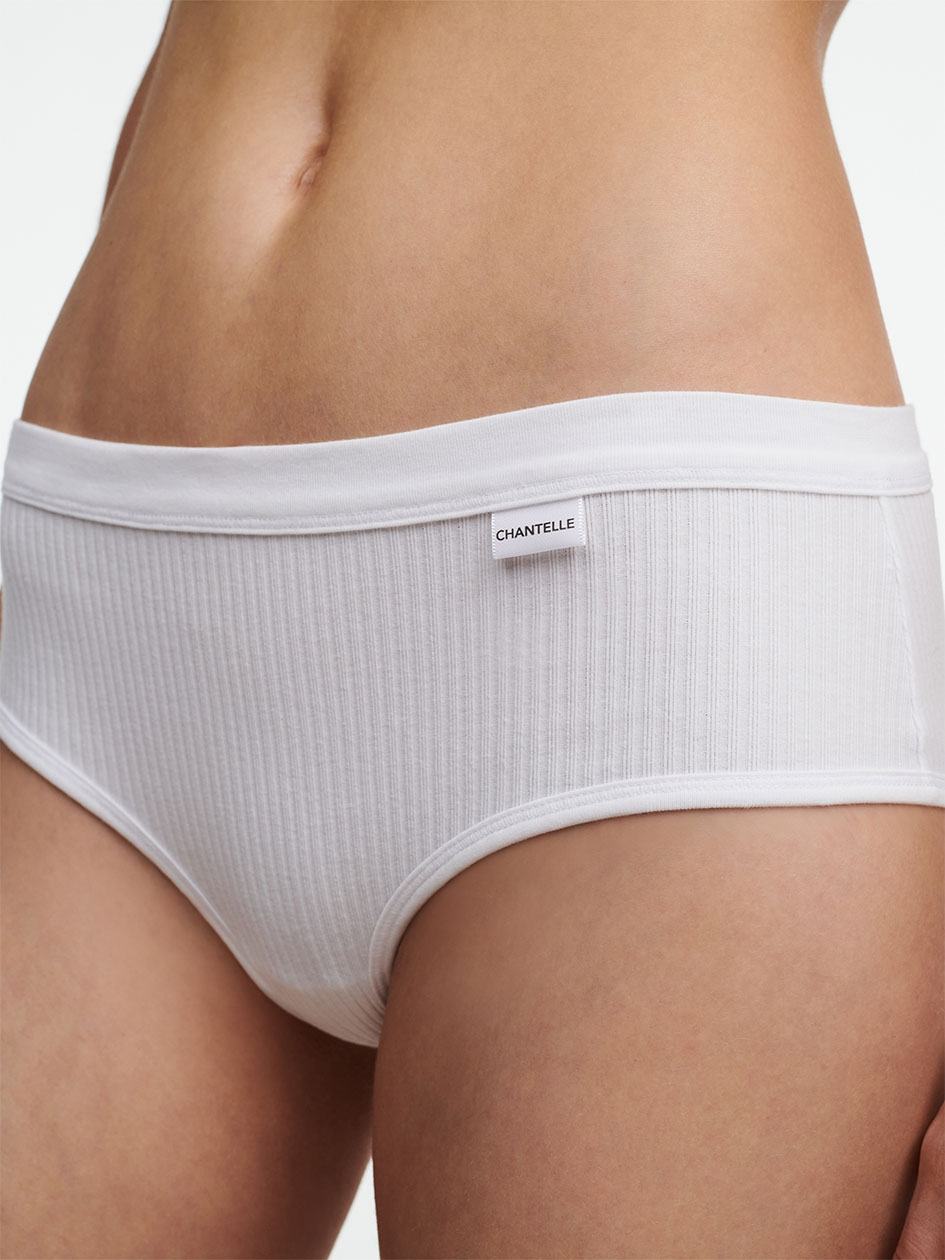 White Women Chantelle Cotton Comfort Hipster Panty | FUV8390IS