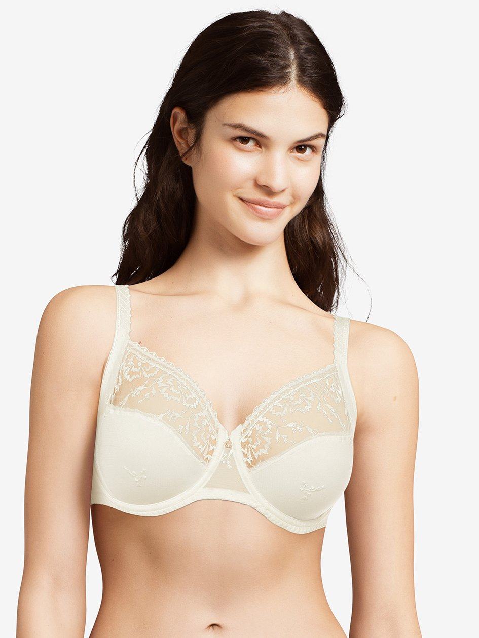 White Women Chantelle Every Curve Full Coverage Unlined Bra | UKE7944FS