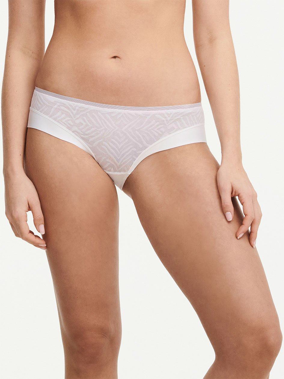 White Women Chantelle Graphic Allure Lace Hipster Panty | PPF1053ED