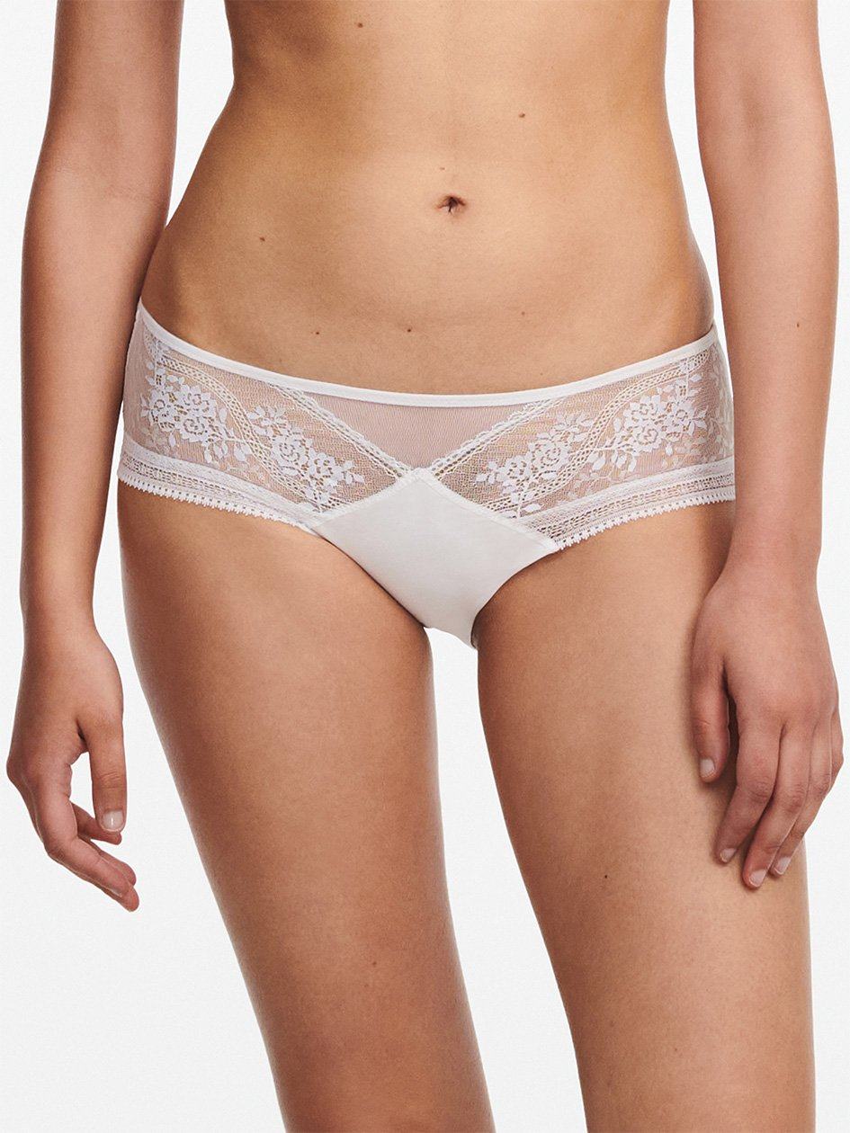 White Women Chantelle Maddie Hipster Panty | KHV5442FL