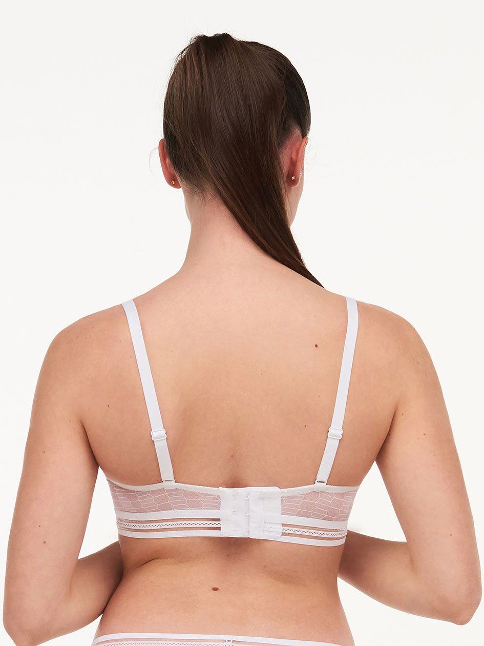 White Women Chantelle Only Manhattan Wireless T-Shirt Bra | DSN822RV