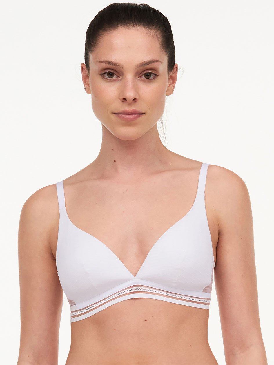 White Women Chantelle Only Manhattan Wireless T-Shirt Bra | DSN822RV