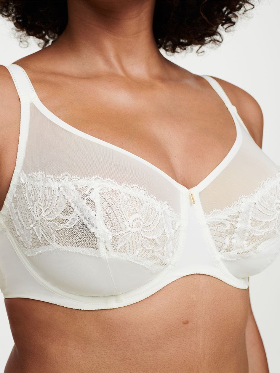 White Women Chantelle Orangerie Dream Full Coverage Underwire Bras | MLT9435DX