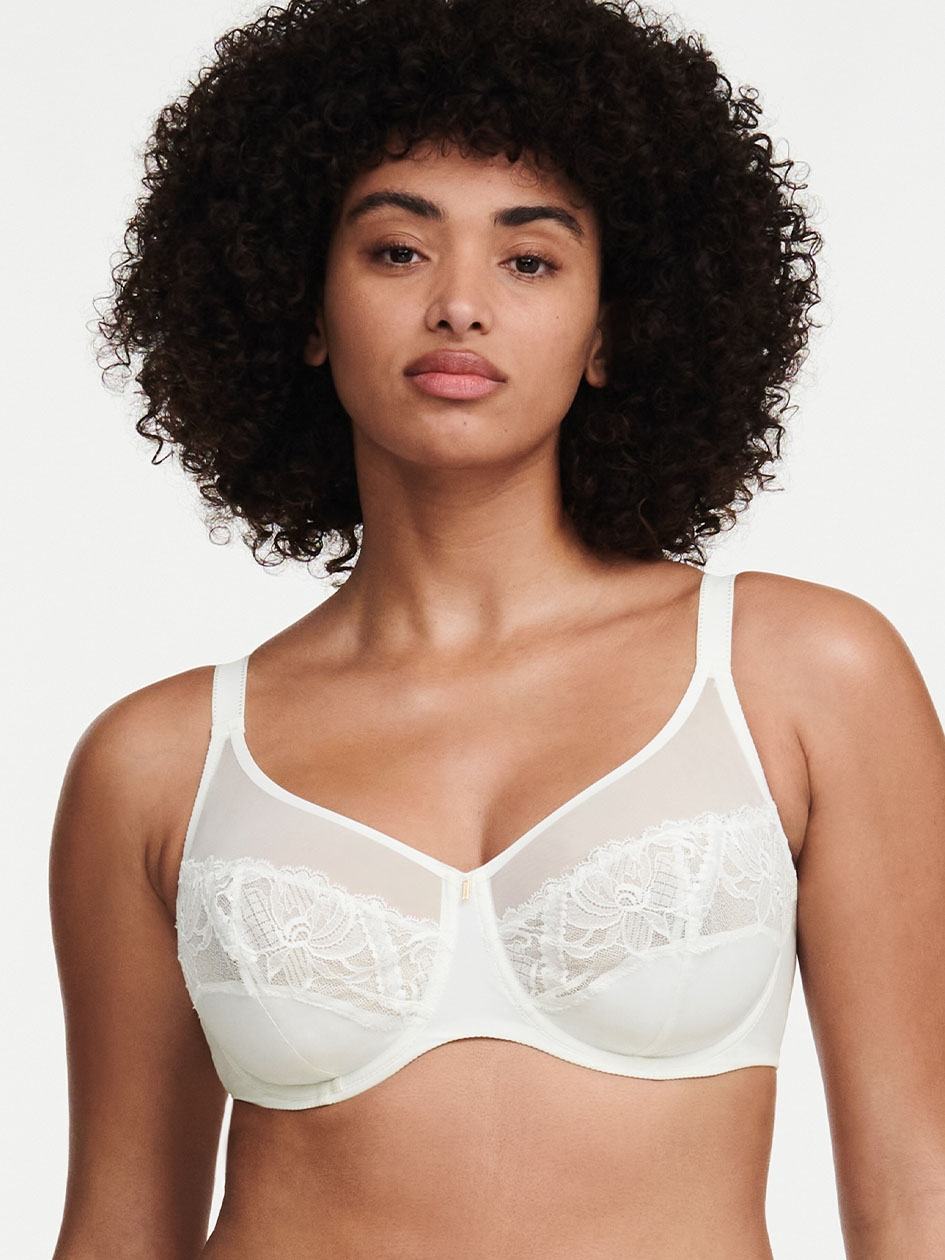 White Women Chantelle Orangerie Dream Full Coverage Underwire Bras | MLT9435DX