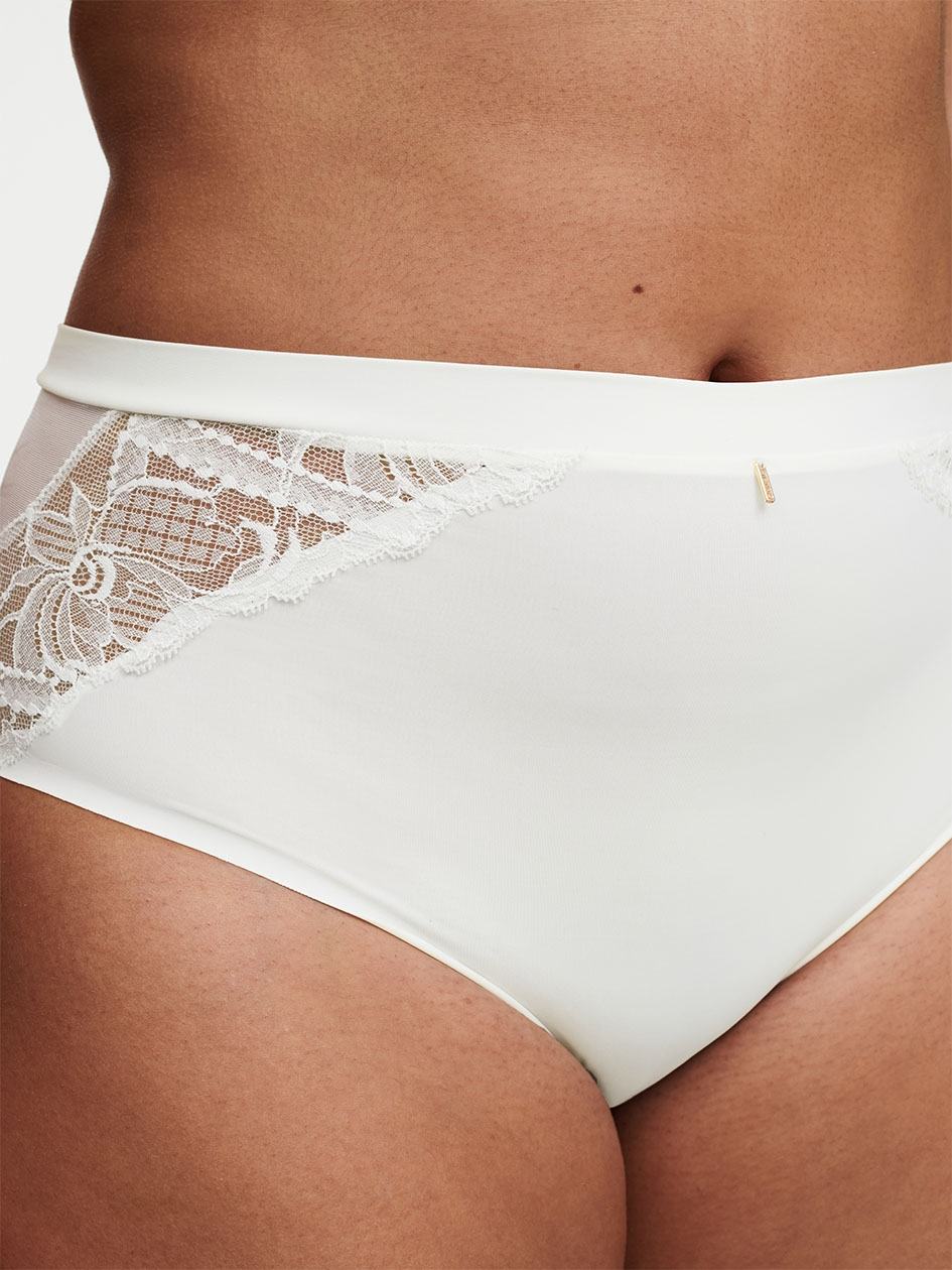 White Women Chantelle Orangerie Dream High Waist Briefs | XKY4239HB